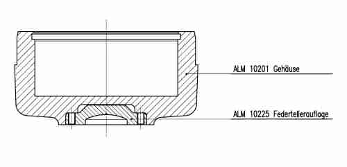 Housing complete ALM 10208